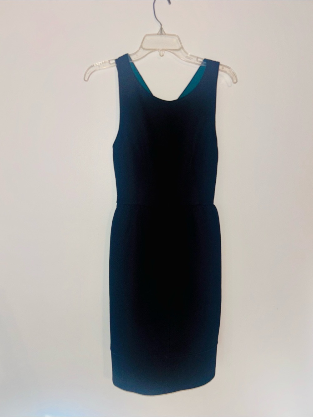 Maeve Anthropologie Black Cross-Back Mini Dress - Picture 2 of 6